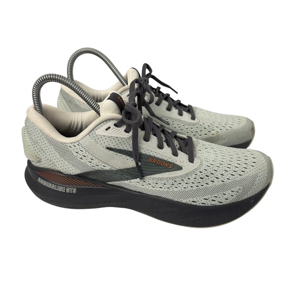 Brooks Adrenaline GTS 24 Shoes Womens 11 B Mercury Ebony Copper Running Sneakers
